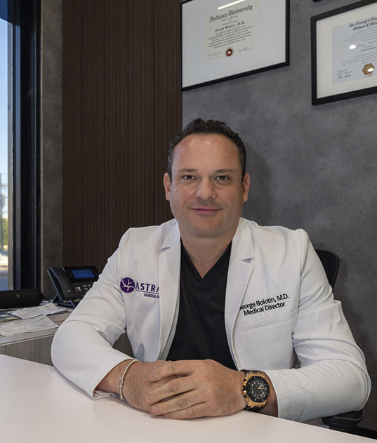 Dr. George Bolotin, knee pain specialist at Astra Knee Pain Center in New York.