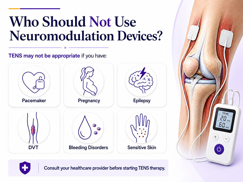 Who Should Not Use Neuromodulation Devices Tens