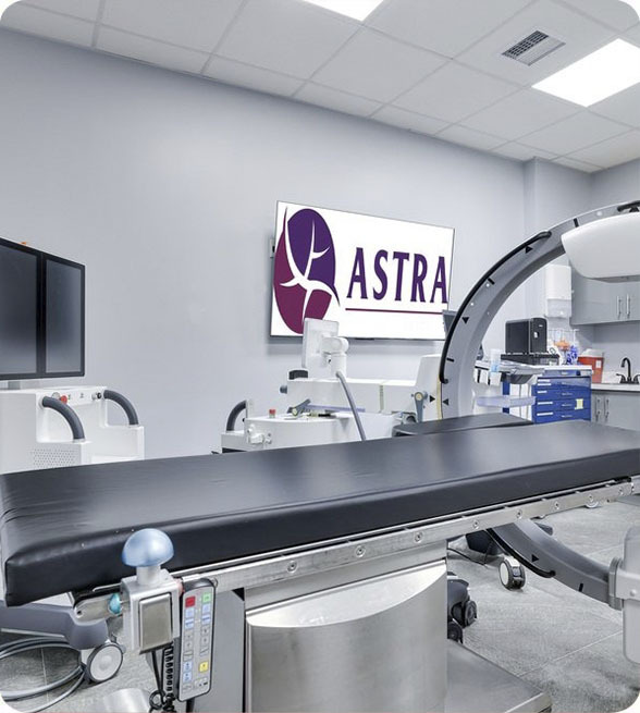 Image-guided GAE technology at Astra Knee Pain Center